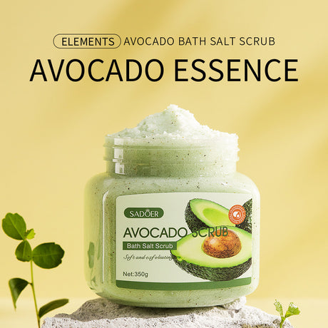 Fruit Bath Salt Scrub Cream Exfoliating Body Care - Lootquake