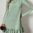 Ladies' Solid Color Lace A-list Casual Long Sleeved Dress - Lootquake