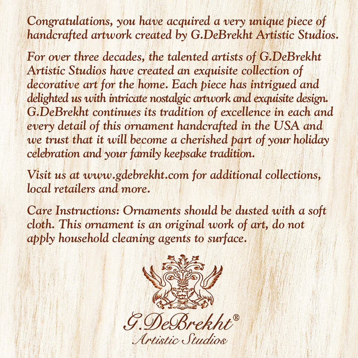 Adornos de vidrio de mercurio "Amor de Hermana" de G. Debrekht - Decoración navideña - 776010