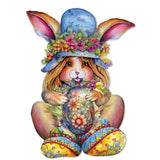 Easter Bunny Girl Holiday Door Decor by G. Debrekht - Easter Spring Decor - 8652765H