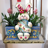 Bunny Hugs Easter Door Decor by Jamie Mills-Price - Easter Spring Decor - 8457602H