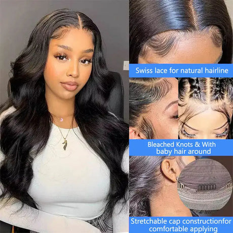Loose Deep Wave13x4 Transparent Lace Human Hair Sleeve - Lootquake