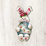 Bunny Hugs Easter Door Decor by Jamie Mills-Price - Easter Spring Decor - 8457602H