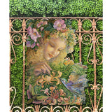 Honeysuckle Holiday Outdoor Scene by Josephine Wall - Christmas Decor - 845620F-JW