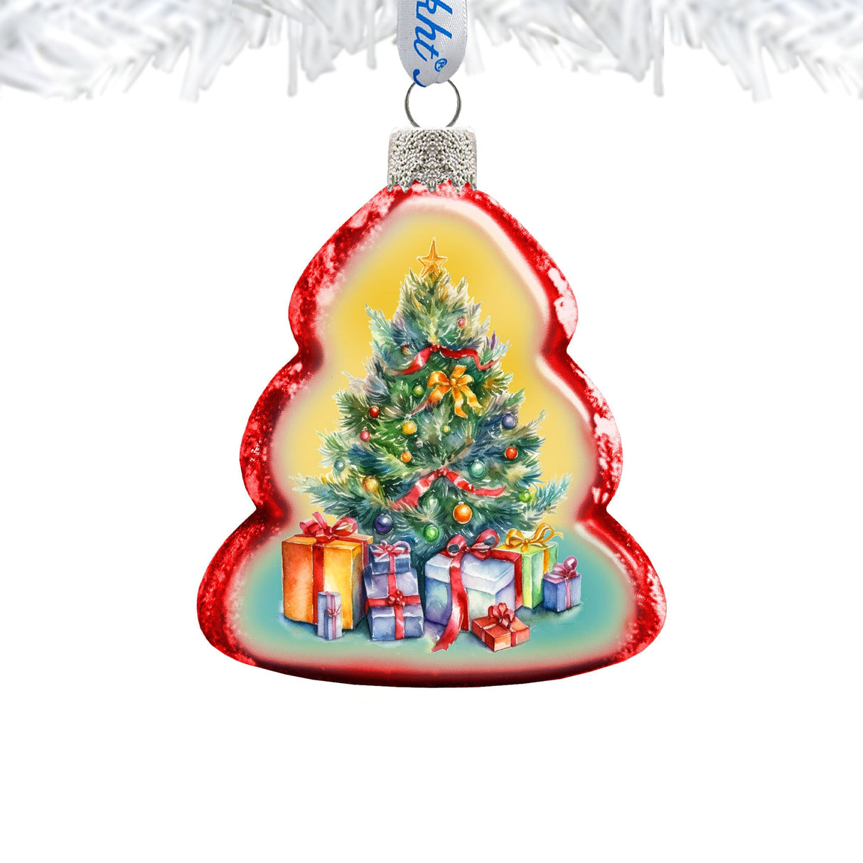 Christmas Tree Mercury Glass Ornaments by G. Debrekht - Christmas Decor - 776028