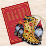 Hello Fall Boots Wooden Ornaments by Jamie Mills-Price Thanksgiving Decor - 8611062-2-MP