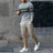 Men's 3D Digital Printing Loose Casual Long Sleeves Trousers Suit - Lootquake