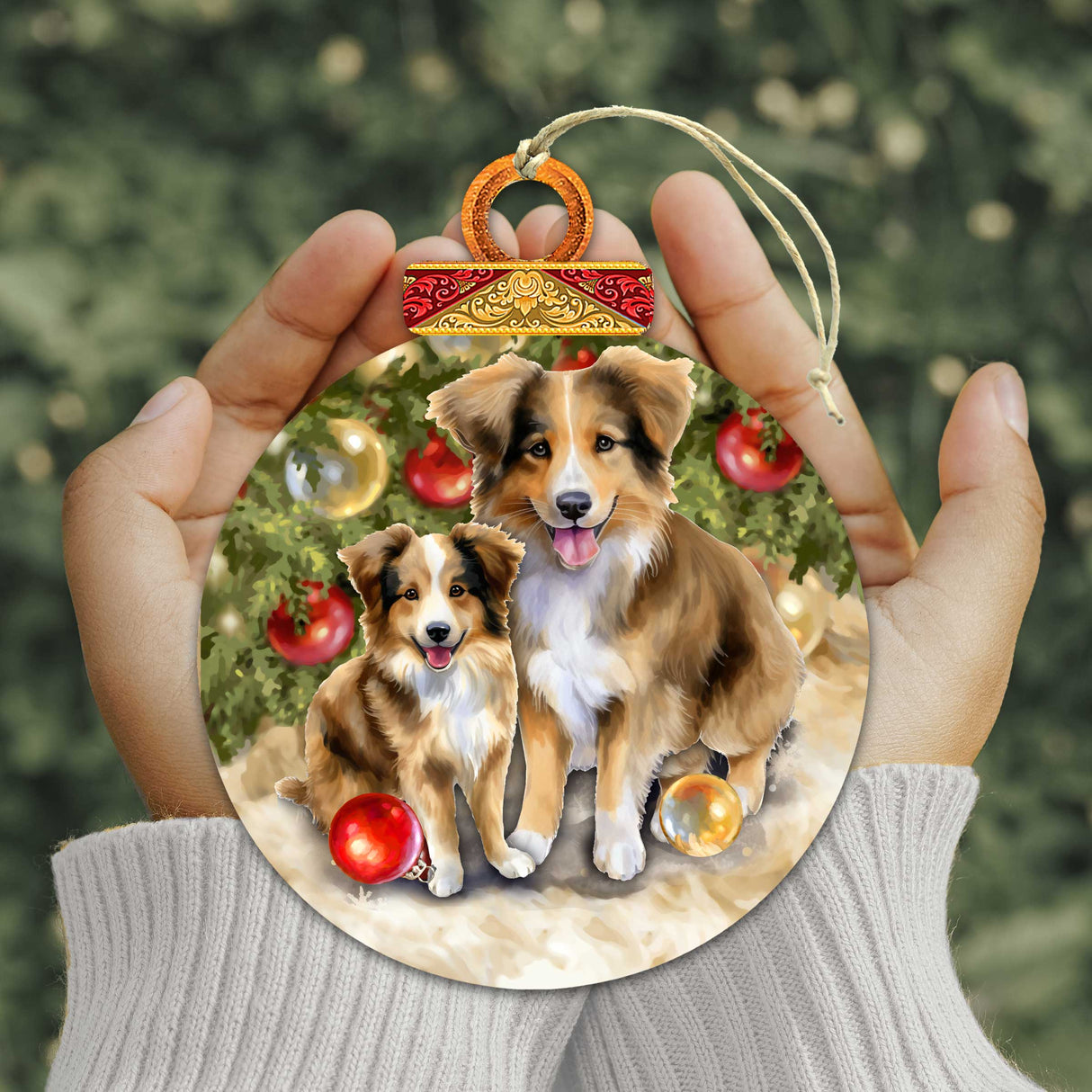 Dog Lover's Wooden Ornaments by G. Debrekht Pets Decor - 8611092