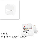 Portable Mini Printer for Students and Hobbyists, Bluetooth Thermal Label Printer - Lootquake