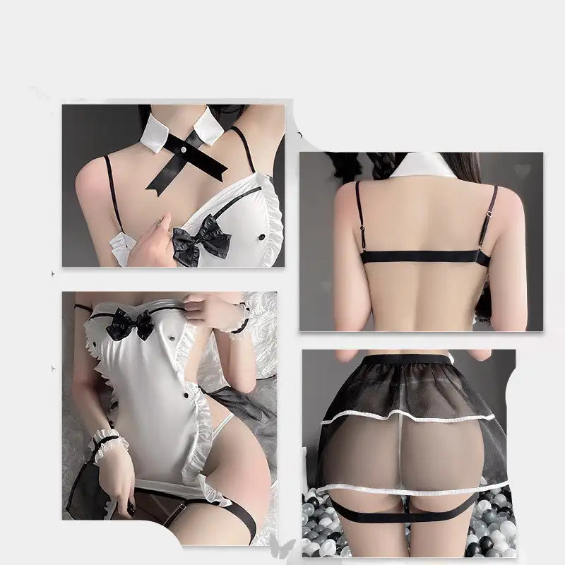 Plus Size Maid Suit Uniform Lingerie - Lootquake