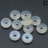 Large Hole Crystal Agate Jade Abacus Beads