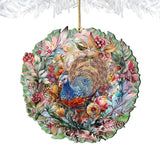 Adornos de madera con forma de corona de pavo para Acción de Gracias, de G. Debrekht - 8611083