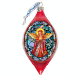 Adorno de cristal con forma de ángel de la esperanza de G. Debrekht - Decoración navideña - 757-053