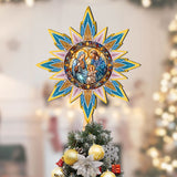 Estrella de la Natividad de madera para la punta del árbol, de G. Debrekht - Decoración navideña - 89505
