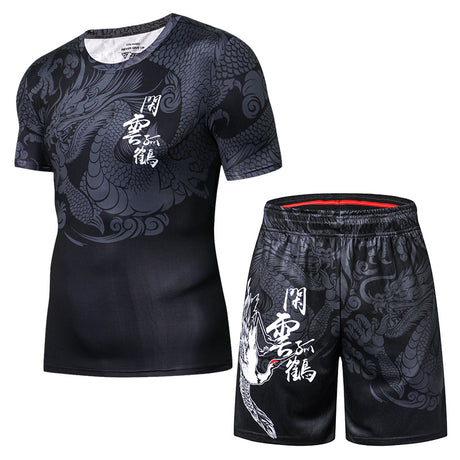 Men's Sweat-absorbent Quick-drying Fitness Suit - Lootquake