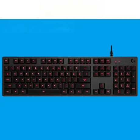 G413 Gaming Electronic Sports Mechanical Keyboard Desktop Backlight 104 Key Metal Panel - Lootquake