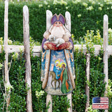 Decoración para puerta con Santa Claus y los Ángeles Guardianes de G. DeBrekht - Decoración navideña - 811832H