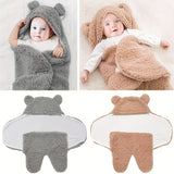 1 gigoteuse en velours, jolie couverture en forme d'ours, cadeau de Noël, d'Halloween et de Thanksgiving