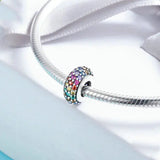 S925 Rainbow Sterling Silver Beads for DIY Necklaces - Lootquake