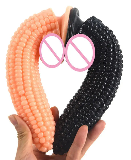 Corn-Style Realistic Masturbator and Anal Plug - Lootquake