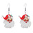 Vintage Santa Earrings Fun Cute Acrylic Santa Earrings Dwarf Earrings Snowman Earrings Christmas Tree Red Wine Glass Earrings Geometric Square Earrings Christmas Party Womens Jewelry (Santa Claus) - Lootquake