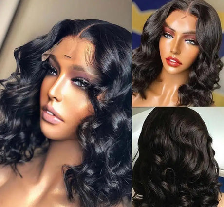 High Temperature Silk Mid-section Medium-length Curly Hair Women's Wig - Lootquake
