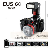 Ensemble de plus de 1 000 blocs de construction pour appareil photo numérique miniature à monter soi-même, jouet éducatif en plastique ABS, décoration d'intérieur créative, cadeau idéal pour Noël, Halloween, la Saint-Valentin ou le Nouvel An.