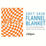 1pc Custom Blanket Vintage Striped Name Custom Blanket Soft Flannel Sofa Blanket TV Blanket Personalized Custom Blanket Exclusive Gift Blanket