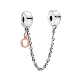 DIY Mouse Head Diamond Alloy Beads Bracelet