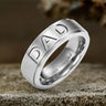 Dad Stainless Steel Band Ring