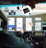 4K Dual Lens Dashboard Cam with Night Vision & GPS - Built-in Wi-Fi & Parking Mode