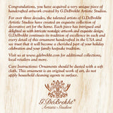 Joyful Traditions Mercury Glass Ornaments by G. Debrekht - Christmas Decor - 776036