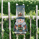 Old World Christmas Snowman Door Decor by G. DeBrekht - Christmas Santa Snowman Decor - 8116420H