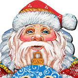 Custom Letter Vine Script Monogram Santa Door Hanger by G. DeBrekht - Christmas Santa Snowman Decor - 8117810G-9H