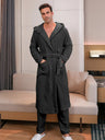 Polyester Long Sleeve Trousers Men's Pajama Set - Lootquake