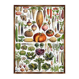 Kids Educational Poster with Root Vegetables - ?ÿMontessori Wooden Poster - Homeschool I Classroom Decor - Aesthetic - 310225