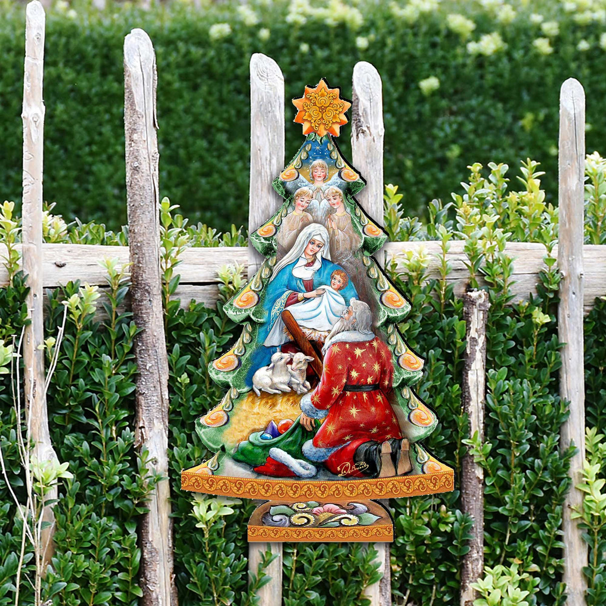 Árbol de la Adoración para la Natividad, decoración para la puerta de la Natividad de G. Debrekht - Decoración navideña de la Natividad - 8128833H