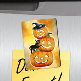 Scary Stocking Pumpkins Shape Refrigerator Magnets Set of 3-0