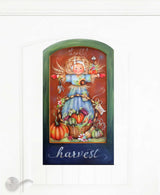 Decoración navideña para puerta con la cosecha agradecida de Jamie Mills-Price - Decoración de Acción de Gracias - 8611076H-MP