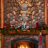 Decoración navideña para puerta con el Príncipe Cascanueces de G. Debrekht - 8611060H