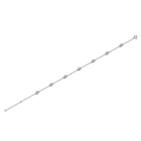 Smart Bubble Luxury Fashion Mossan Diamond S925 Silver Bracelet Comparable To Natural Diamonds - Lootquake