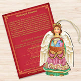 Easter Angel Wooden Ornaments by G. DeBrekht - Easter Spring Decor - 8154153