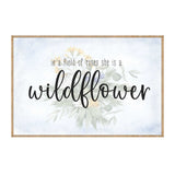 In a Field of Roses She Is a Wildflower - Bedroom Wall Art - Nursery Wall Art - Contemporary Decor - Girls Room Wall Decor - 310335