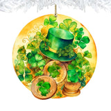St. Patrick Day Wooden Ornaments by G. DeBrekht Easter Spring Decor - 8652774