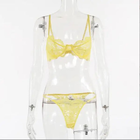 Ladies Underwire Lace Lingerie Suit Fashion - Lootquake