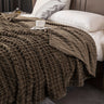 1pc Blanket Flannel/thick Blanket/grey/khaki/royal Blue/white/dark Gray/burgundy/beige/dark Brown/Silvery Gray/taro Purple/green/bedroom/guest Room/living Room/student Dormitory /car/sofa/travel Cute Multifunctional Blanket