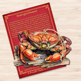 Adornos de madera con forma de cangrejo de Alaska de G.Debrekht - Decoración navideña con temática de vida silvestre - 8710121-2