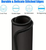 1pc 4mm Thick Gaming Mouse Pad With Locking Edge, Ideal For Esports And Office Use