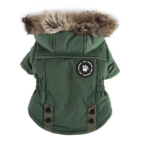 Pet Winter Cotton Dog Clothes Zipper Jacket Dog Supplies - Lootquake
