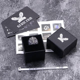 Death And Save Stainless Steel Cross Ring
